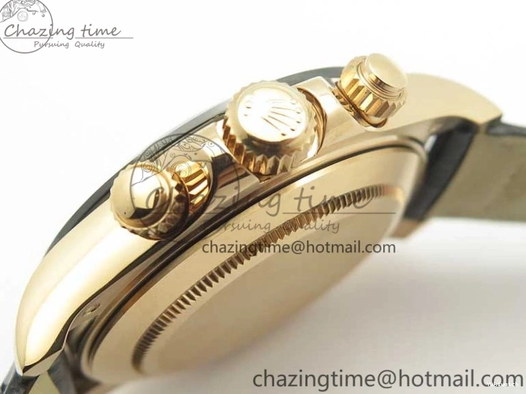 Leather 1:1 Gold Noob Rose Daytona RG Dial Edition SA4130 Best Strap On 116515 0416